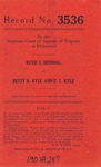 Ruth S. Henning v. Betty K. Kyle and Z. T. Kyle
