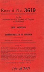 Gene Anderson v. Commonwealth of Virginia