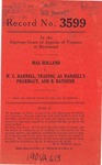 Mae Holland v. W. C. Harrell, trading as Harrell's Pharmacy and B. Baybush