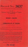 Booker T. Millner v. Commonwealth of Virginia