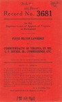 Floyd Milton Lawrence v. Commonwealth of Virginia ex rel. C. F. Joyner, Jr., Commissioner, etc.
