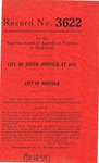 City of South Norfolk, et al. v. City of Norfolk