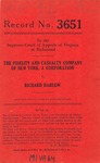 The Fidelity and Casualty Company of New York, A Corportation v. Richard Harlow
