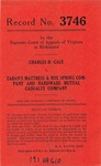 Charles D. Gale v. Zaban's Mattress & Box Spring Company and Hardware Mutual Casualty Company