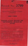 James O. Boone v. Standard Accident Insurance Company of Detroit and C. F. Joyner, Jr., Commissioner, Division of Motor Vehicles