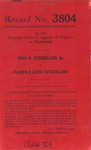 John W. Sutherland &c. v. Clarence Lewis Sutherland