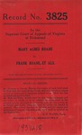 Mary Agnes Roane v. Frank Roane, et al.