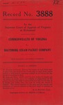Commonwealth of Virginia v. Baltimore Steam Packet Company