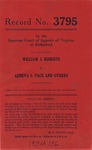 William Roberts v. Geneva S. Pace and Others