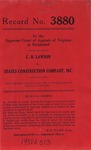 C. H. Lawson v. States Construction Company, Incorporated