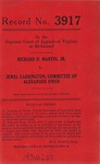 Richard H. Martin Jr. v. Jewel Carrington, Committee of Alexander Owen