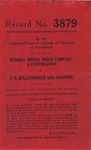 Federal Motor Truck Company, Incorporated v. J. R. Kellenberger and Robert L. Harcum, Individually and Trading as Federal Truck Sales and Service