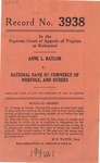 Anne L. Baylor v. National Bank of Commerce of Norfolk, et al.