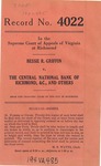 Bessie R. Griffin v. Central National Bank of Richmond, etc., et al.