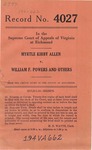 Myrtle Kirby Allen v. William F. Powers, et al.