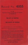 City of Norfolk v. County of Norfolk