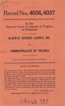 Railway Express Agency, Inc. v. Commonwealth of Virginia