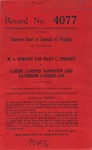 M. A. Enright & Mary C. Enright v. Carrie Landers Bannister and Katherine Landers Cox