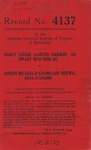Nancy Louise Janetos Harmin, an Infant, etc. v. Joseph Michael D'Adamo and Hedwig Rosa D'Adamo