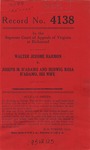 Walter Jerome Harmon v. Joseph M. D'Adamo and Hedwig Rosa D'Adamo