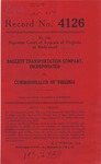 Baggett Transportation Company, Inc. v. Commonwealth of Virginia
