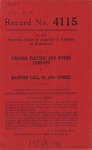 Virginia Electric and Power Company v. Manfred Call, III, et al.