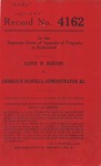 Lloyd H. Burton v. Charles B. Oldfield, Administrator of the Estate of Carl Kevan Heglmeier, deceased
