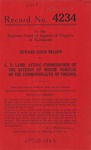 Edward Louis Nelson v. C. H. Lamb, Acting Commissioner of the Division of Motor Vehicles of the Commonwealth of Virginia
