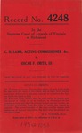 C. H. Lamb, Acting Commissioner of the Division of Motor Vehciles of the Commonwealth of Virginia v. Oscar F. Smith, III