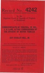 Commonwealth of Virginia, ex rel., C. H. Lamb, Acting Commissioner of the Division of Motor Vehicles v. Guy Stokley Hill, Jr.