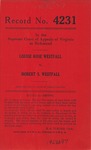 Louise Rose Westfall v. Hobert S. Westfall