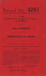 Viola Opanowich v. Commonwealth of Virginia
