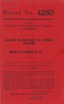 Allen W. Staples & T. D. Taylor Trustees v. Mozelt E. Somers, et al.