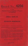 General Credit, Inc. v. Winchester, Inc., E. M. Baker and R. J. Bermudez