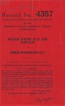 William Clifton Clay and Jack Clay v. George Washington Clay