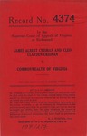 James Albert Crisman and Cleo Clayden Crisman v. Commonwealth of Virginia