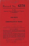John Booth v. Commonwealth of Virginia