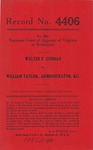 Walter P. Conrad v. William Taylor, Administrator, etc.