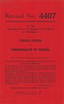 Purnell Sturgis v. Commonwealth of Virginia