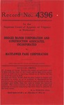Hodges Manor Corporation and Construction Associates, Inc. v. Mayflower Park Corporation