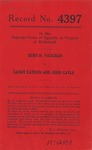 Ruby H. Vaughan v. Sandy Eatoon and John Gayle
