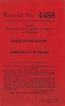 Charles Edward Rodgers v. Commonwealth of Virginia