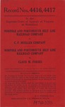 Norfolk and Portsmouth Belt Line Railroad Company v. C. F. Mueller Company; and, Norfolk and Portsmouth Belt Line Railroad Company v. Claud M. Forbes