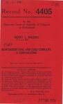 Henry C. Bolling v. Hawthorne Coal and Coke Company, Inc.
