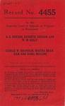 B. E. Dotson, Kenneth Dotson and W. M. Kelly v. George W. Branham, Bertha Branham and Izora Mullins