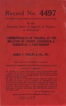 Commonwealth of Virginia, ex rel. Goddin, Goodridge & Robertson, a Partnership v. James T. Phelps and Company, Inc.