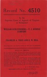 William Schluderberg - T. J. Kurdle Co. v. Franklin A. Trice and E. W. Bell