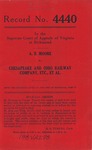 A. B. Moore v. Chesapeake and Ohio Railway Company, etc., et al.