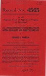J . A. Jones Construction Company and Aetna Casualty and Surety Company v. George L. Martin