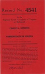 Charles R. Rothfuss v. Commonwealth of Virginia